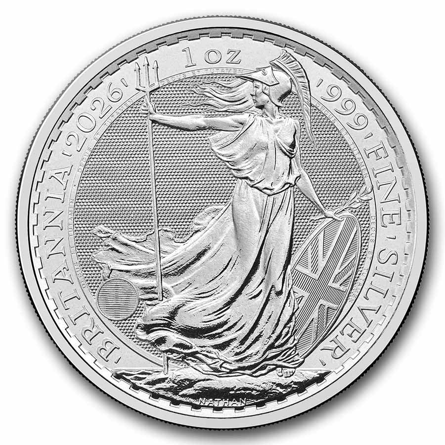 2026 1 oz British Silver Britannia Coin BU