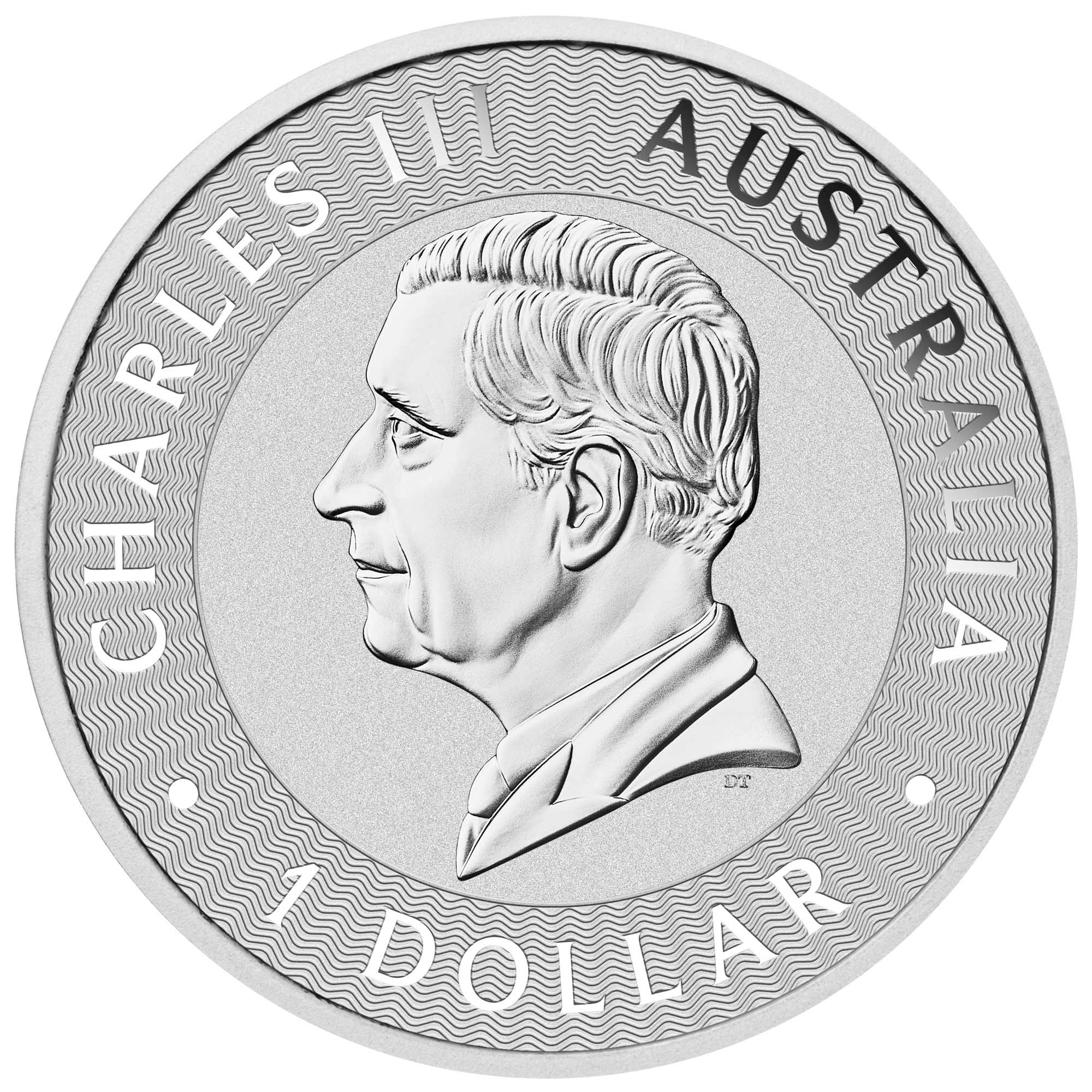 2026 Australian Silver Kangaroo BU King Charles III obverse