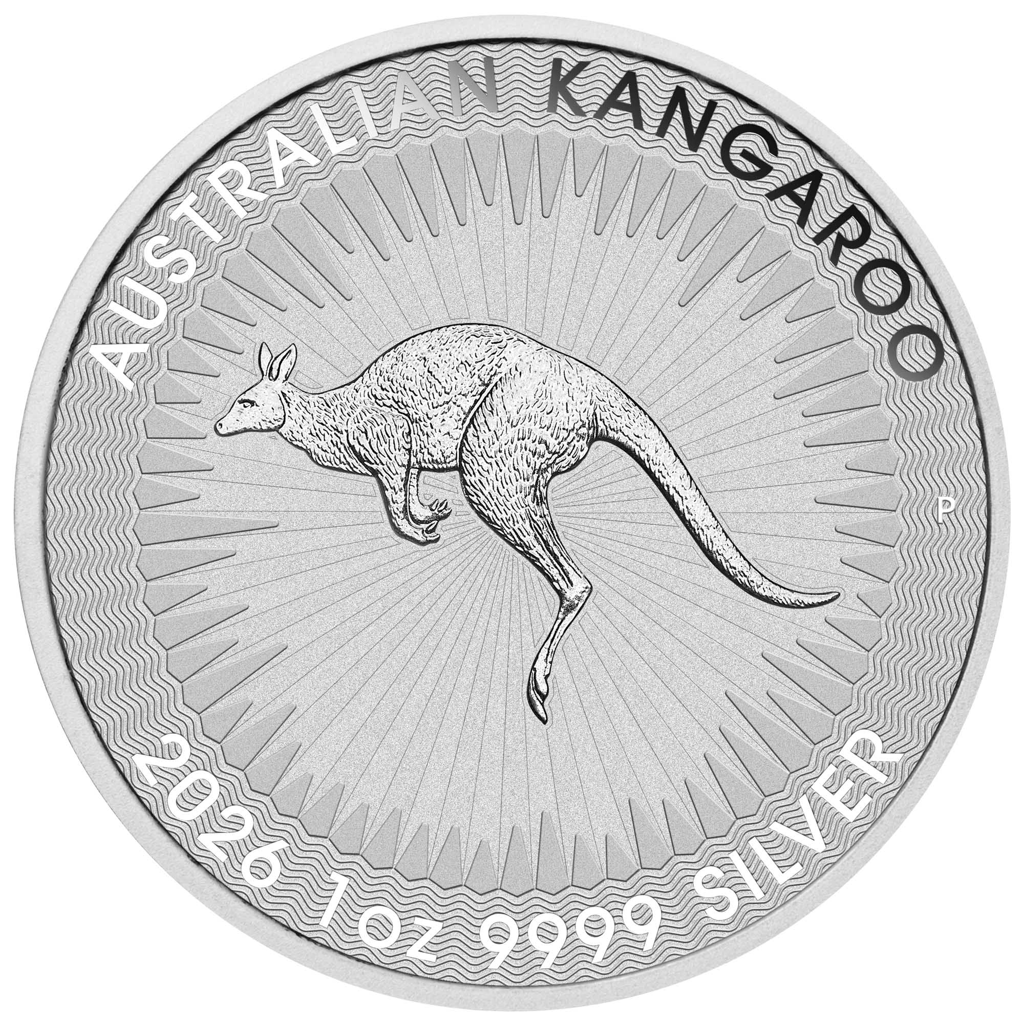 2026 Australian Silver Kangaroo BU reverse