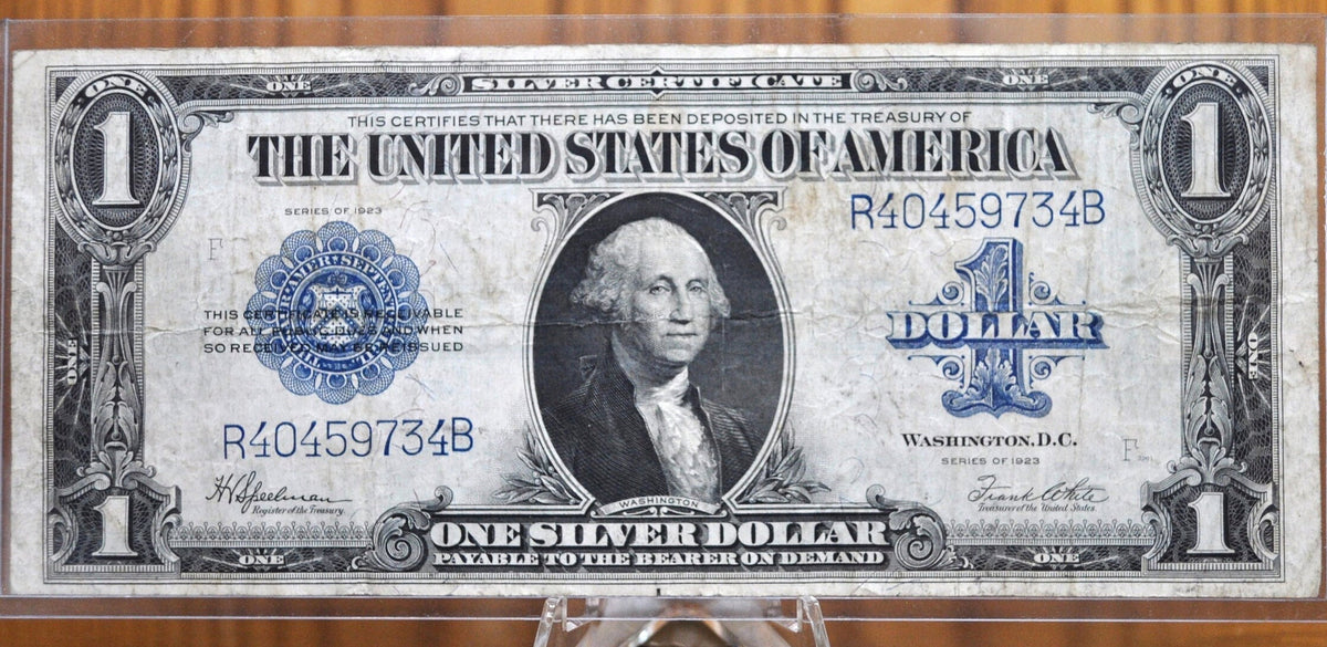 1923 $1 Silver Certificate VF (Fr.237) — representative complete front