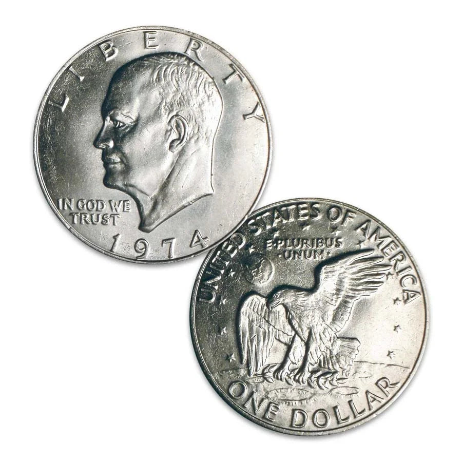 1971–1978 Eisenhower Dollar BU (Random Year, Copper-Nickel Clad) — representative image