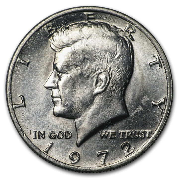 1972 Kennedy Half Dollar BU (Copper-Nickel Clad)