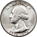 1776–1976-D Bicentennial Washington Quarter BU (Copper-Nickel Clad)