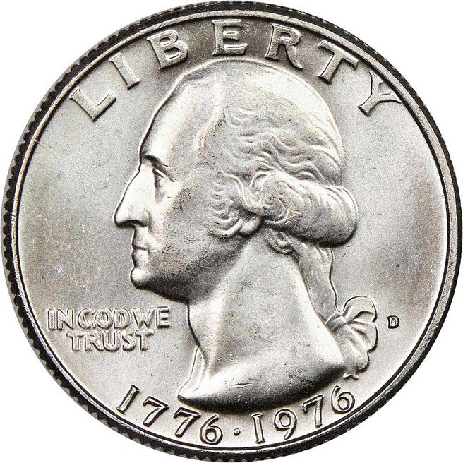 1776–1976-D Bicentennial Washington Quarter BU (Copper-Nickel Clad)