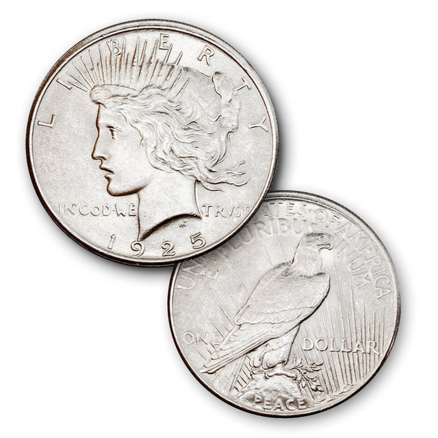 1922-1925 Peace Silver Dollar BU (Random Year)