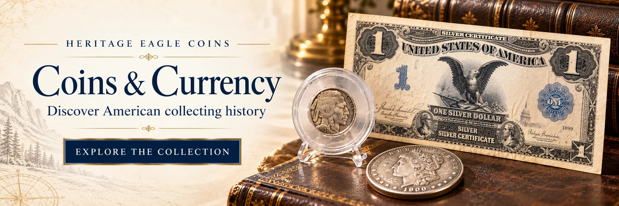 Heritage Eagle Coins — Coins & Currency. Discover American collecting history. Shop the collection.